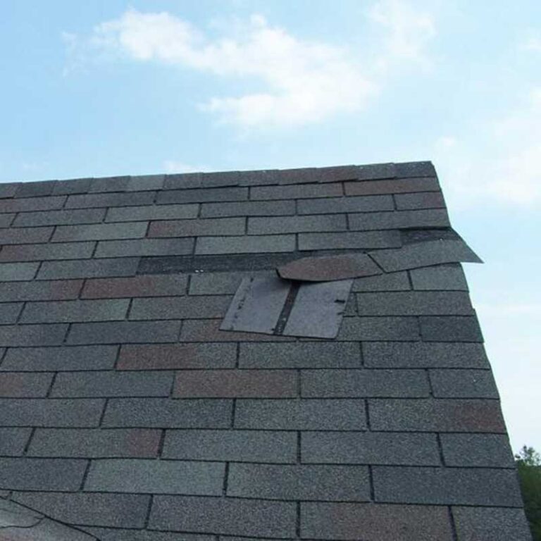 shingles that have come loose need to be fixed quickly